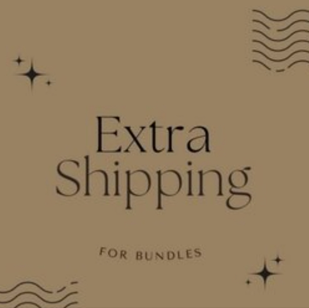Extra Shipping for Bundles During Live Show